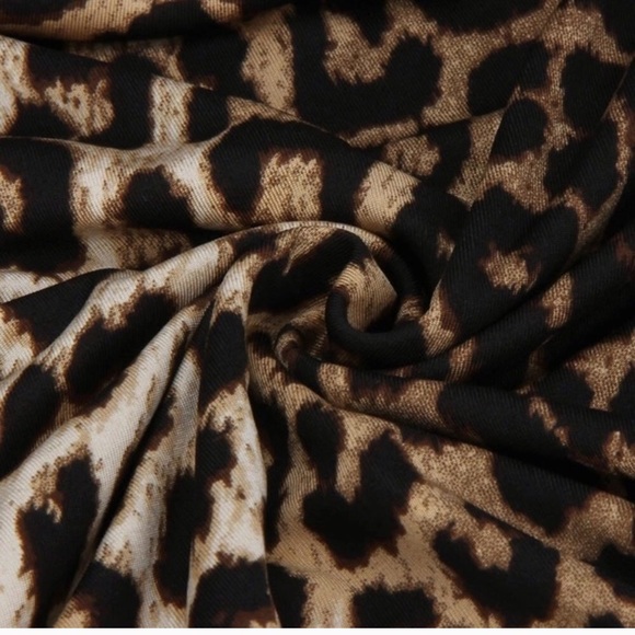 NEW! Maxi Leopard Print Dress - Picture 2 of 4